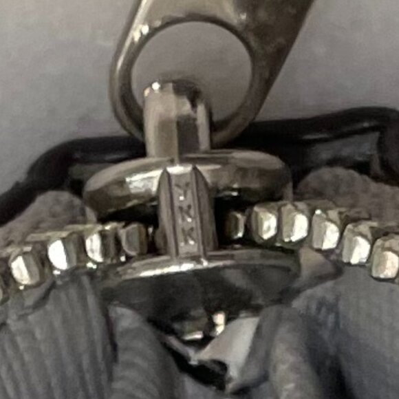 Coach Gray Snakeskin Leather Accordion Style Zip Around Wallet - Picture 15 of 16